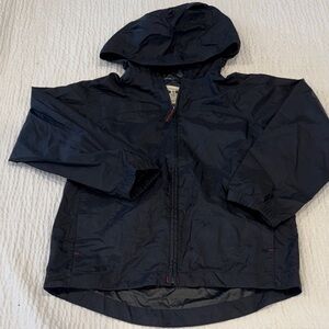 Lands' End Kids' Navy Hooded Packable Raincoat